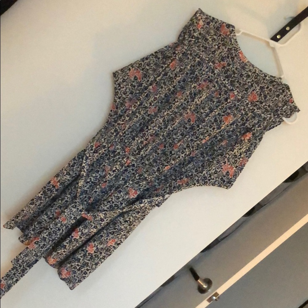 Balenciaga floral mini dress